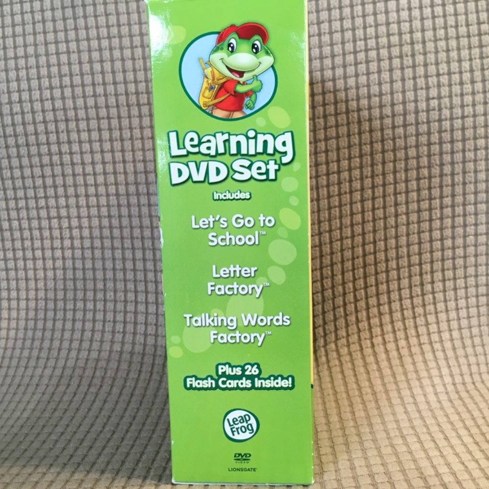 Leap Frog Learning DVD Set with Flashcards - Picture 4 of 8
